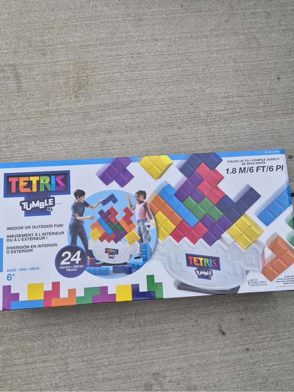 Brand New TETRIS TUMBLE XL – Giant 6-Foot Stacking Game! 📦